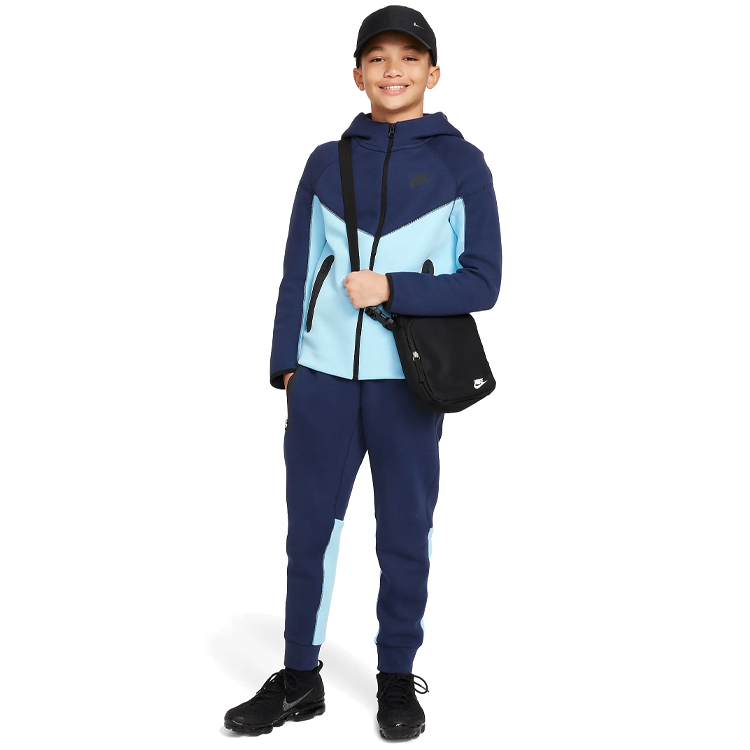 Толстовка Nike B NSW TECH FLC FZ / Мужской / M / Синий/Голубой photo 2